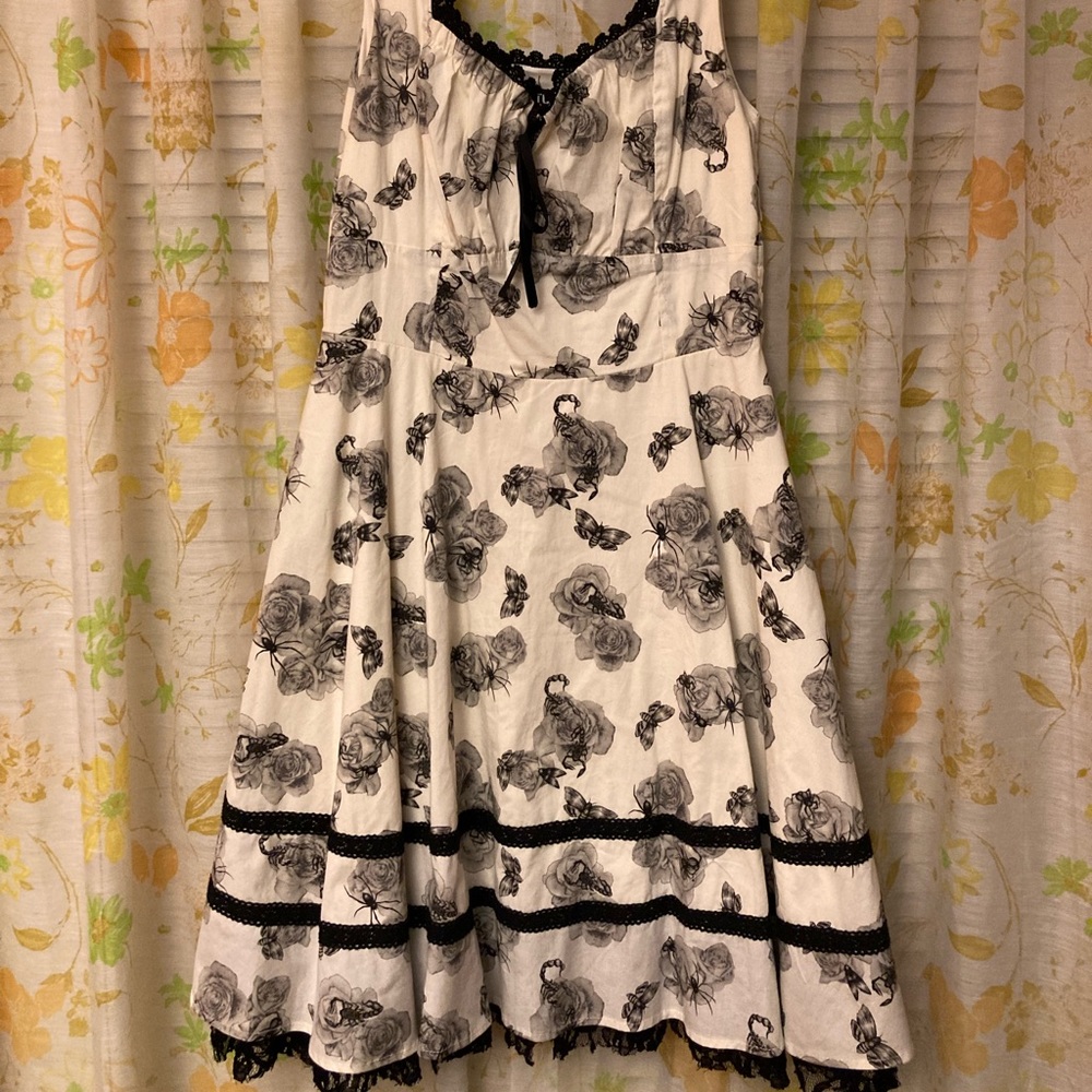 Hot topic scorpion and flowers dress